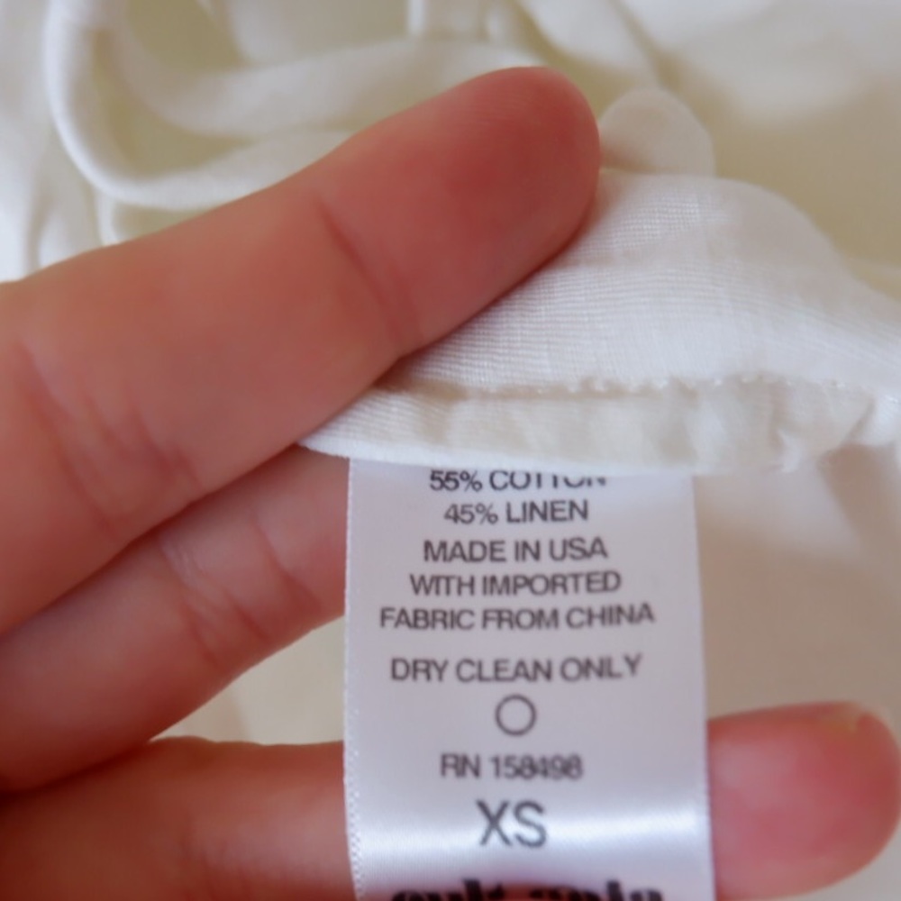 Cult Gaia White Puff Sleeve Blouse - Picture 9 of 10